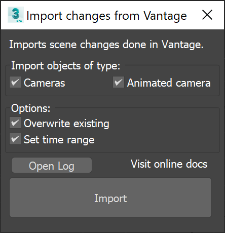 images/download/attachments/68951365/Max2021_VRay5_Update1_ChaosVantage_Import_Chamges_dialog.png